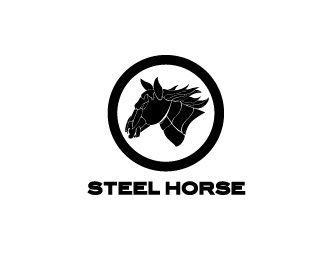 Steel Horse Logo - Steel Horse Designed by antnov | BrandCrowd