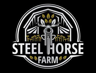 Steel Horse Logo - Steel Horse Farm logo design - 48HoursLogo.com