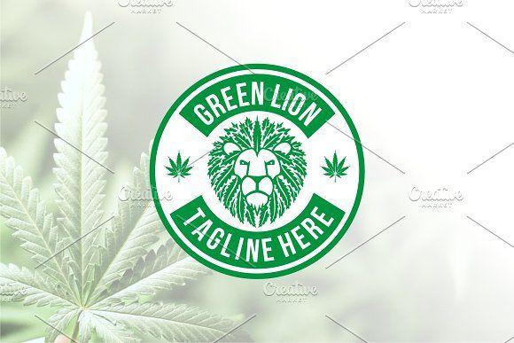 Green Lion Logo - Green Lion Logo Templates Creative Market