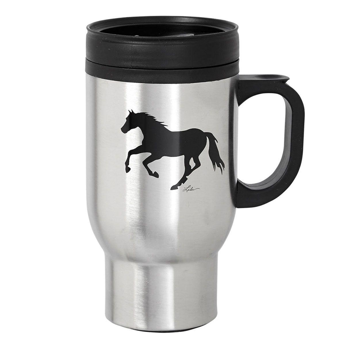 Steel Horse Logo - Carrots Stainless Steel Horse Logo Travel Mug t no e P