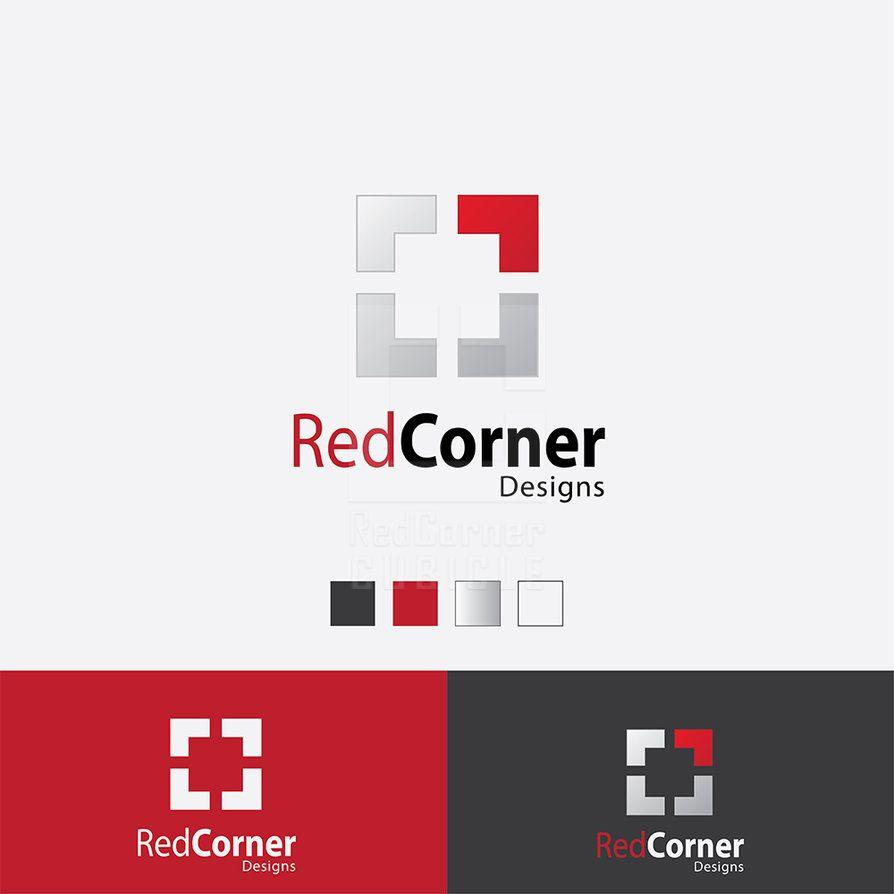 Red Corner Logo - LOGO Red Corner Designs