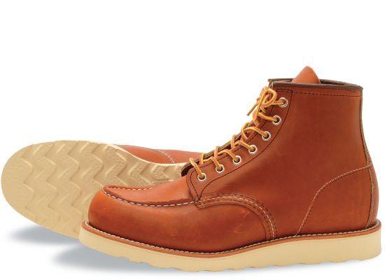 Footw a Wing Logo - Men's 875 Classic Moc 6 Boot. Red Wing Heritage