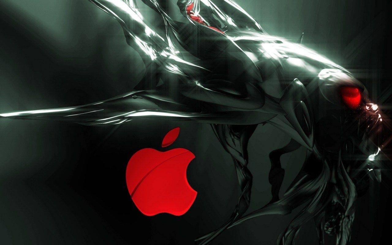 Apple Alien Logo - Alien Apple Logo Wallpaper - HD Wallpapers