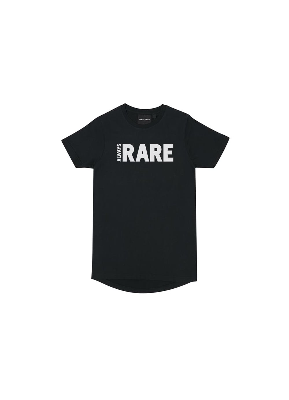 Rare Clothing Logo - Always Rare TS04503 Short Sleeved Logo T-shirt Black - Clothing from ...