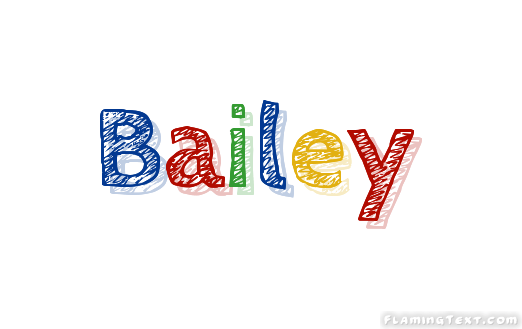 Bailey Name Logo - Bailey Logo. Free Name Design Tool from Flaming Text
