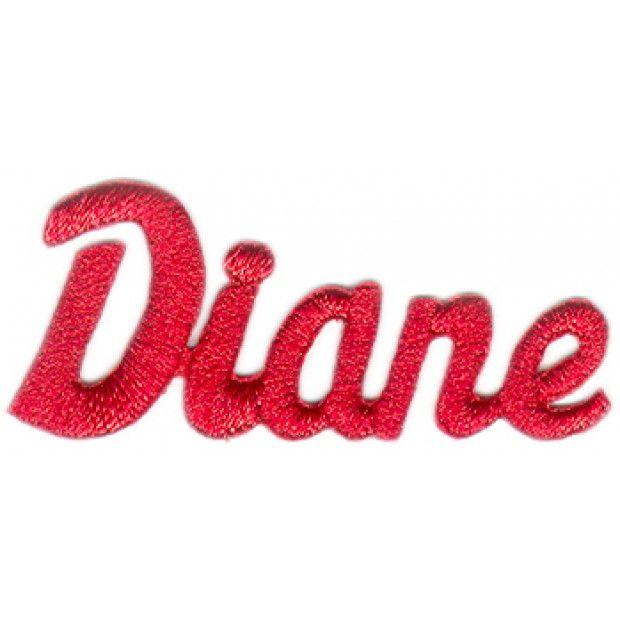 Diane in Red Logo - Diane (Red) - Name Patches