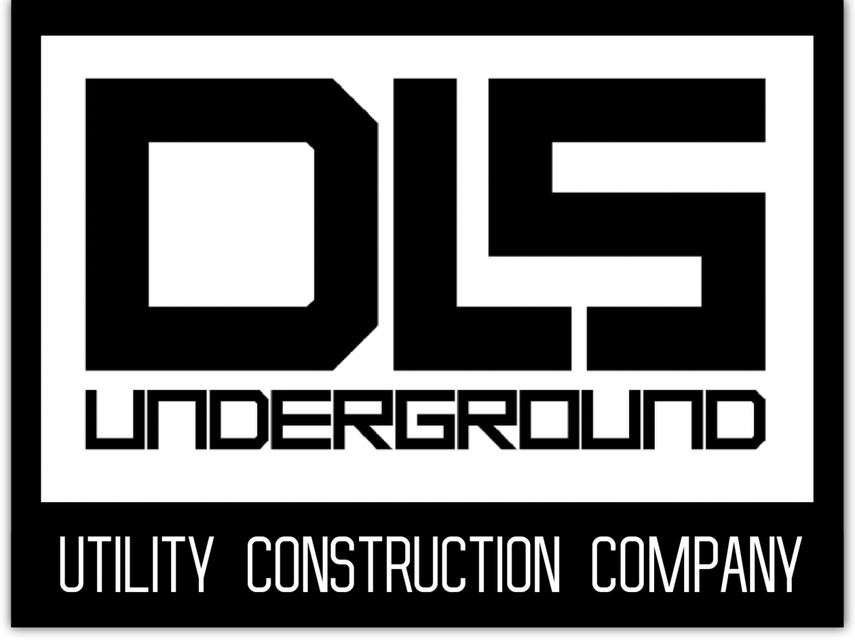 Underground Construction Company Logo - DLS Underground. Excavating, Boring, Trenching, Trench Less