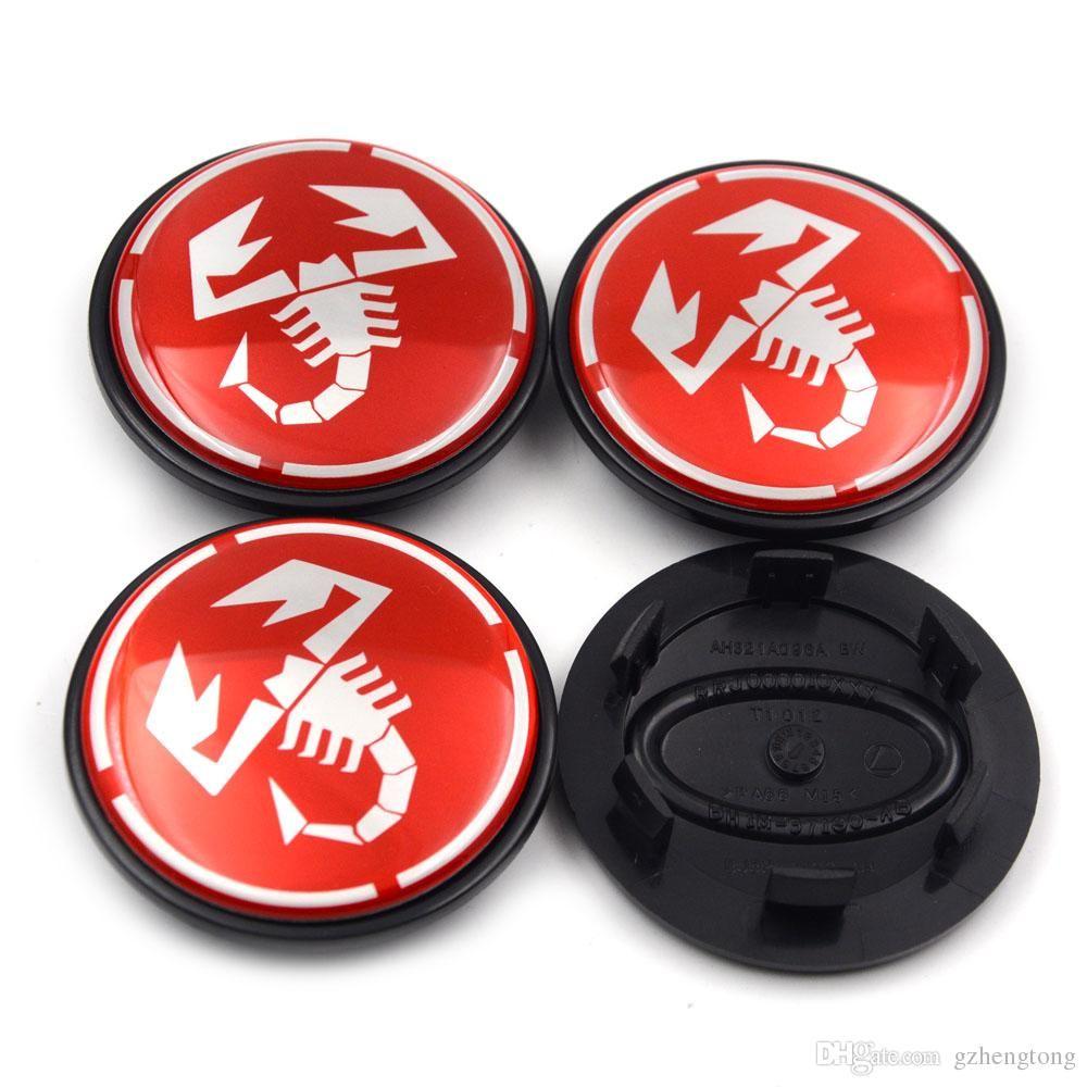 Scorpion Red Circle Logo - Gzhengtong 63mm Scorpion Red Alloy Logo Auto Wheel Center Badge For ...