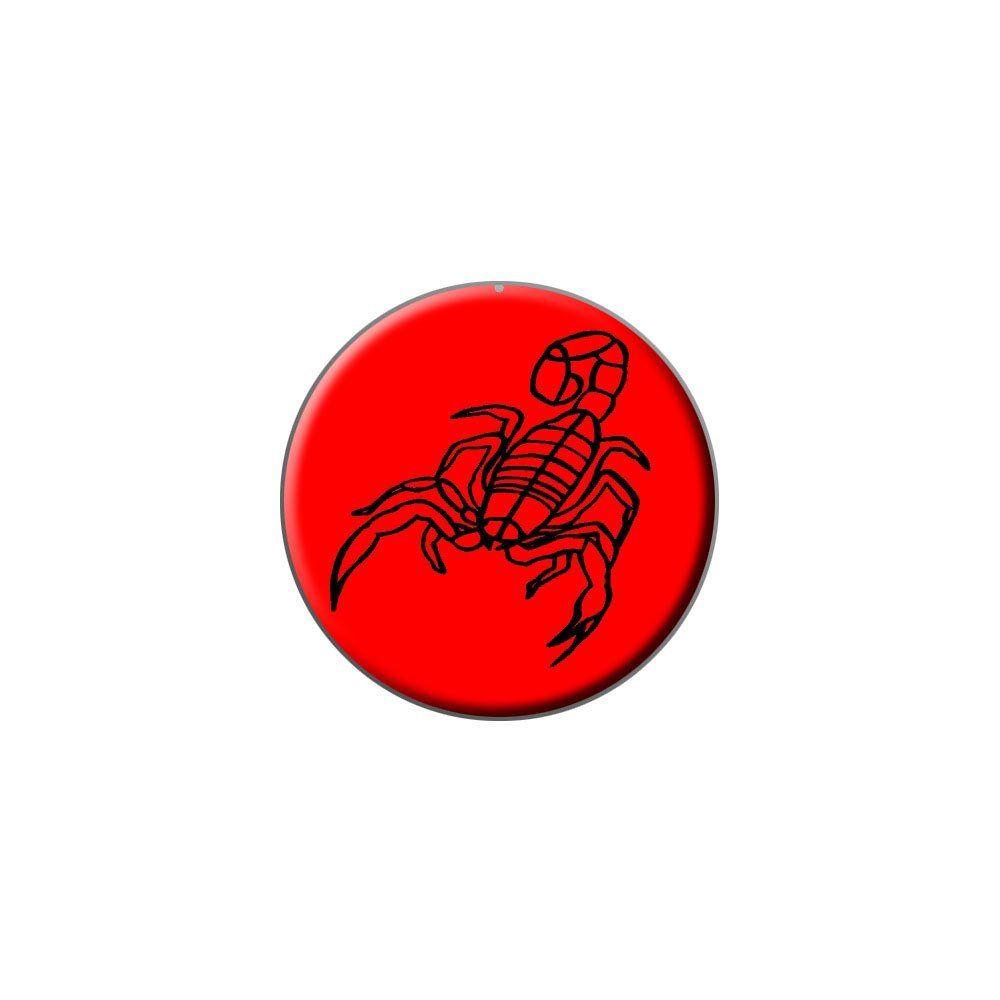 Scorpion Red Circle Logo - Scorpion Red Lapel Hat Pin Tie Tack Pinback