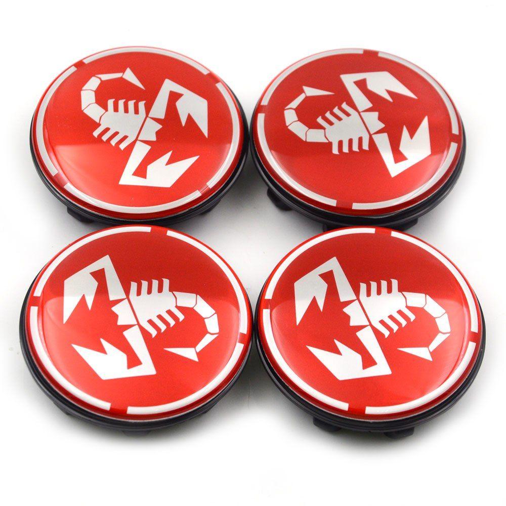 Scorpion Red Circle Logo - Gzhengtong 58mm Black Aolly Red Scorpion Logo Car Emblem Wheel