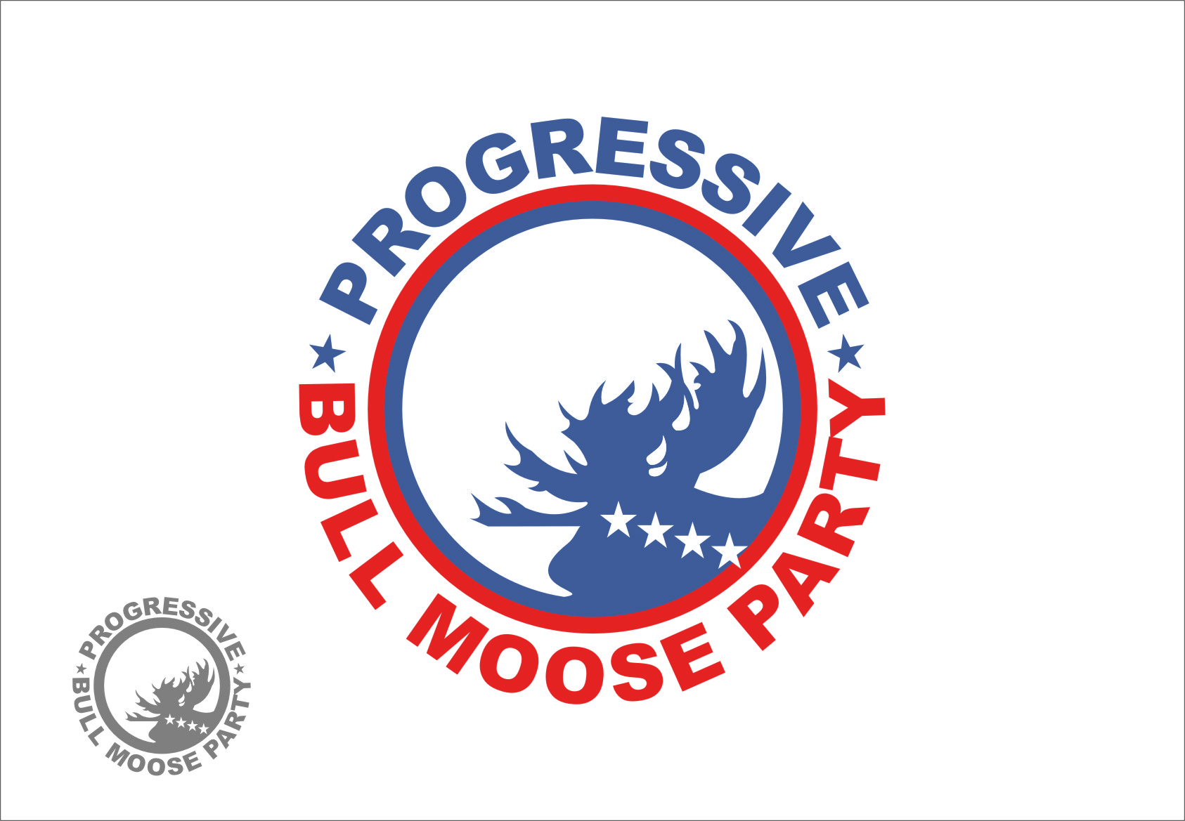100 Moose Logo - Logo Design Contests » Progressive Bull Moose Party Logo Design ...