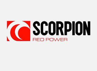 Scorpion Red Circle Logo - Scorpion Red Power Motorcycle Exhausts