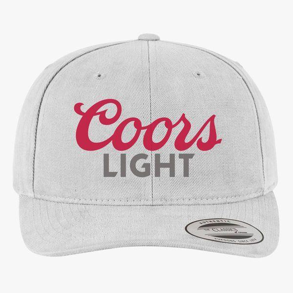 Coors Light Beer Logo - Coors Light Beer Brushed Cotton Twill Hat