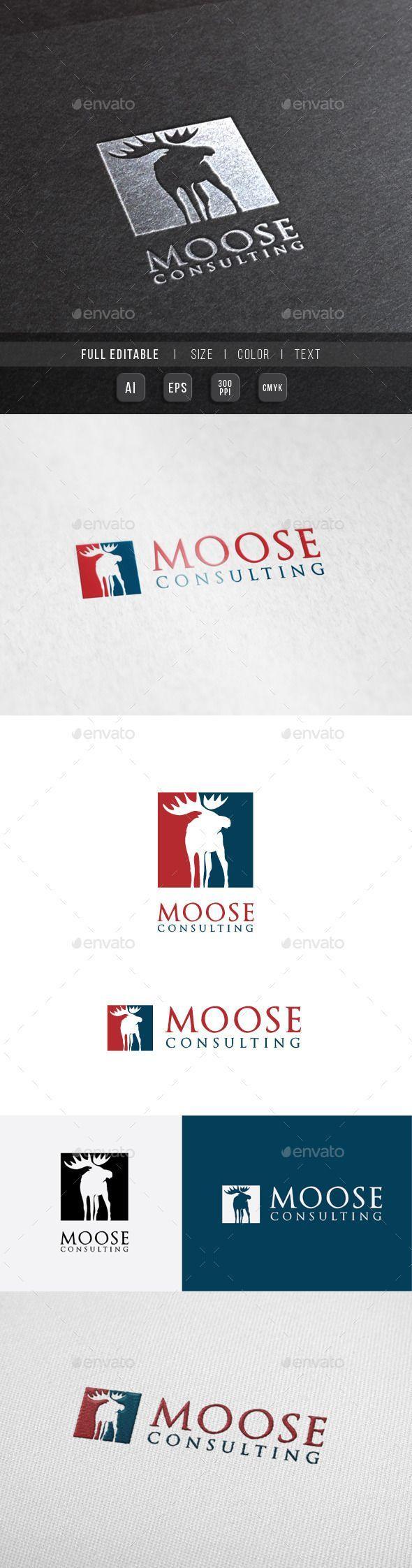 100 Moose Logo - Moose Finance Consulting Logo Editable 100 Re Sizable 100