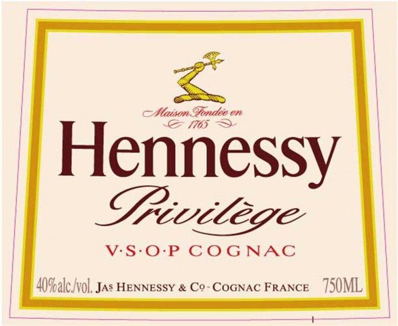 Hennessy Cognac Label Logo - Hennessy Privilege V.S.O.P Cognac | Haskell's