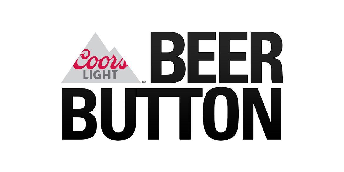Coors Light Beer Logo - Coors Light Beer Button