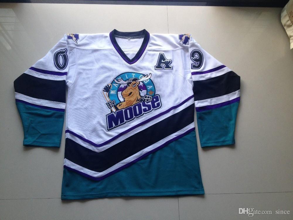 100 Moose Logo - 2019 2016 New Customized Hockey Jerseys Manitoba Moose Personalized ...