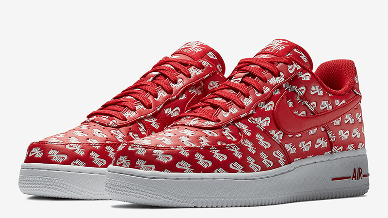 Air Force 1 Logo - Nike Air Force 1 Low Logos Pack Red. AH8462 600. The Sole Supplier