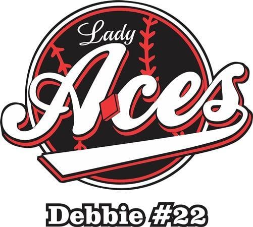 Custom Softball Logo - Lady Aces Softball Custom Car Window Decals/Stickers - Helmet Decals ...