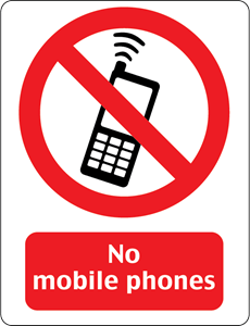 No Mobile Logo - NO MOBILE PHONES SIGN Logo Vector (.EPS) Free Download