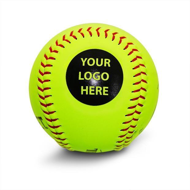 Custom Softball Logo - Bownet Blast Print™ Custom Logo Baseballs and Softballs