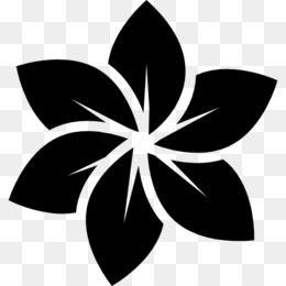 White Flower Logo - Free download Flower Logo Black and white Clip art vector