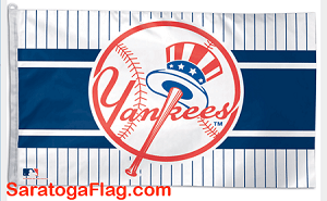 Old Yankees Logo - NYY- New York Yankees Old Logo FLAG