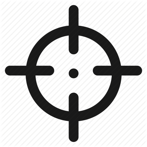 Snipe Logo - Aim, bullseye, goal, objective, snipe, sniper icon