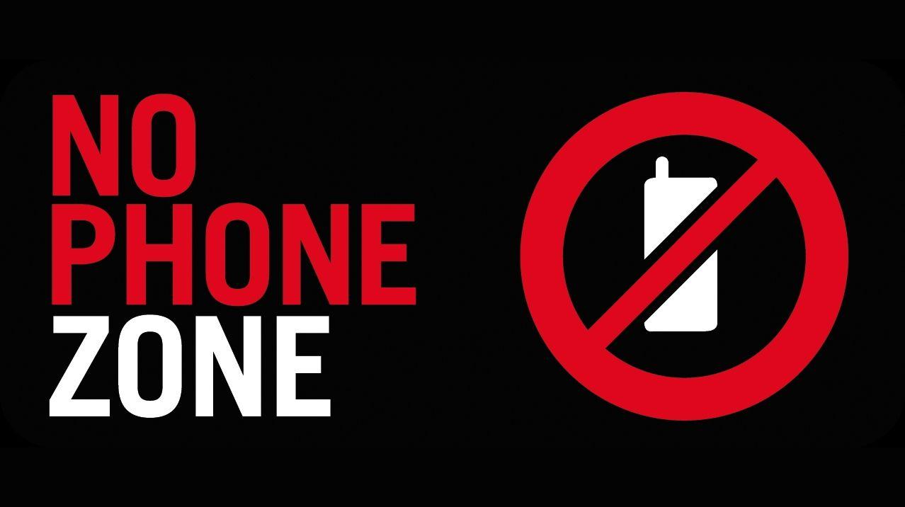 No Mobile Logo - No Phone Zone logo