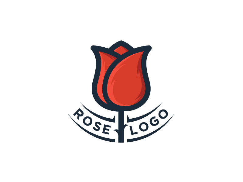 Rose Logo - Red Rose Logo Concept by mouze_art | Dribbble | Dribbble