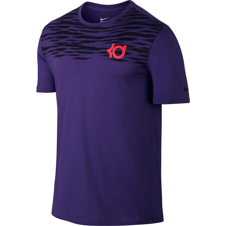 Purple and Black Nike Logo - Men's Nike Purple/Black KD Blocking T-Shirt