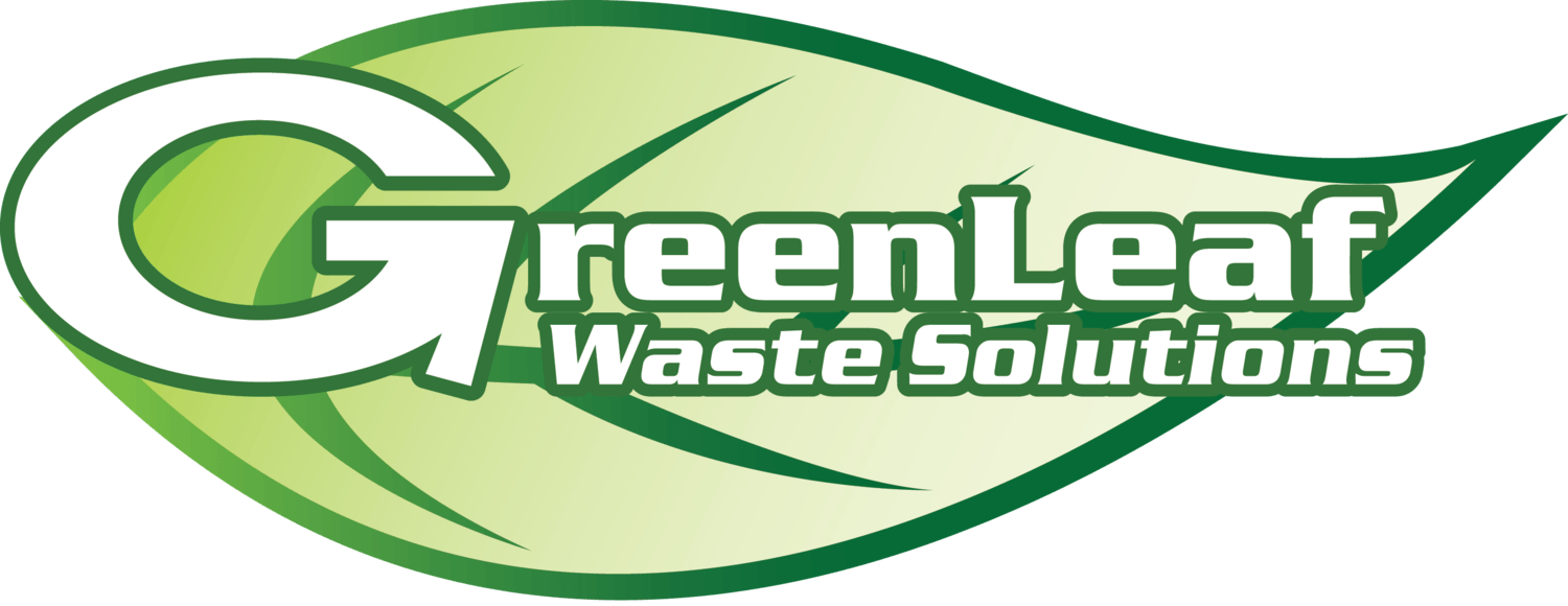 Orange with Green Leaf Logo - Orange Tag — GreenLeaf Waste Solutions