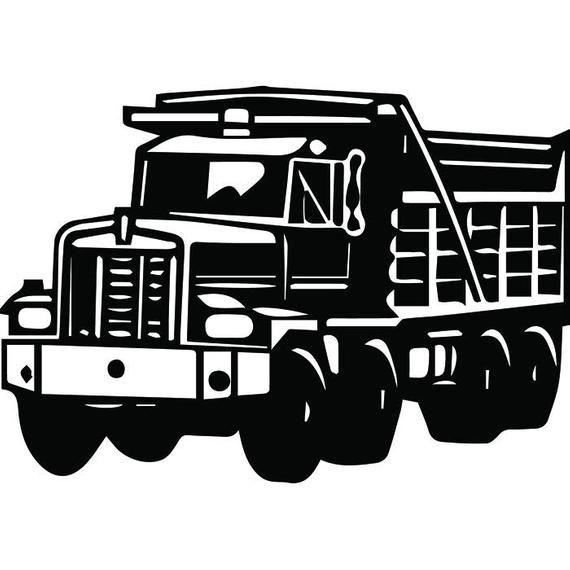 Dump Truck Logo - Truck Driver 16 Dump Truck Trucker Industrial Construction | Etsy