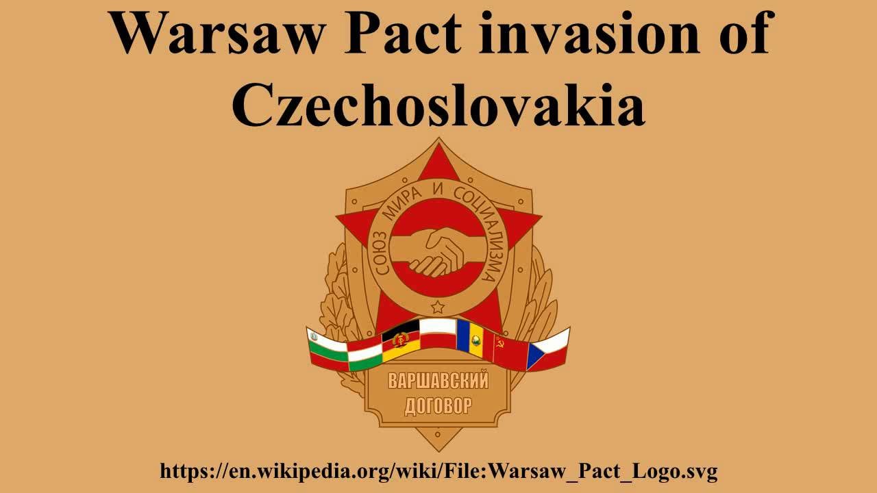Warsaw Pact Logo - Warsaw Pact invasion of Czechoslovakia