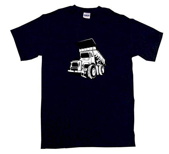 Dump Truck Logo - Construction Dumptruck Dump Truck Logo Kids Tee Shirt