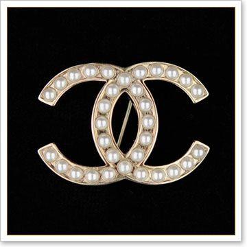 Diamond Chanel Logo - Julietta Paris: CHANEL Chanel Classic Collection Pearl With Chanel