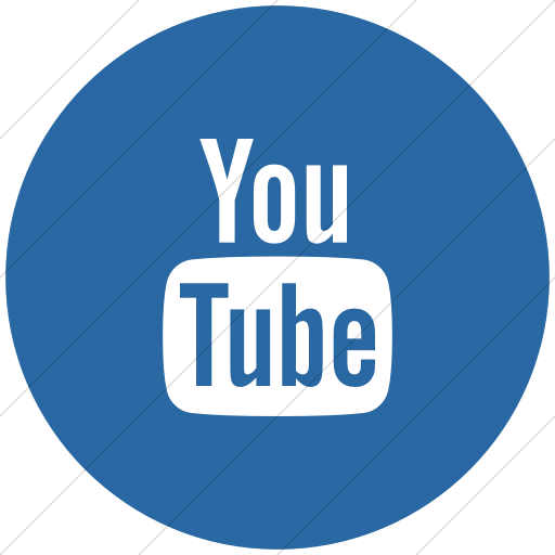 YouTube Blue Logo - Free Blue Youtube Icon 281854 | Download Blue Youtube Icon - 281854