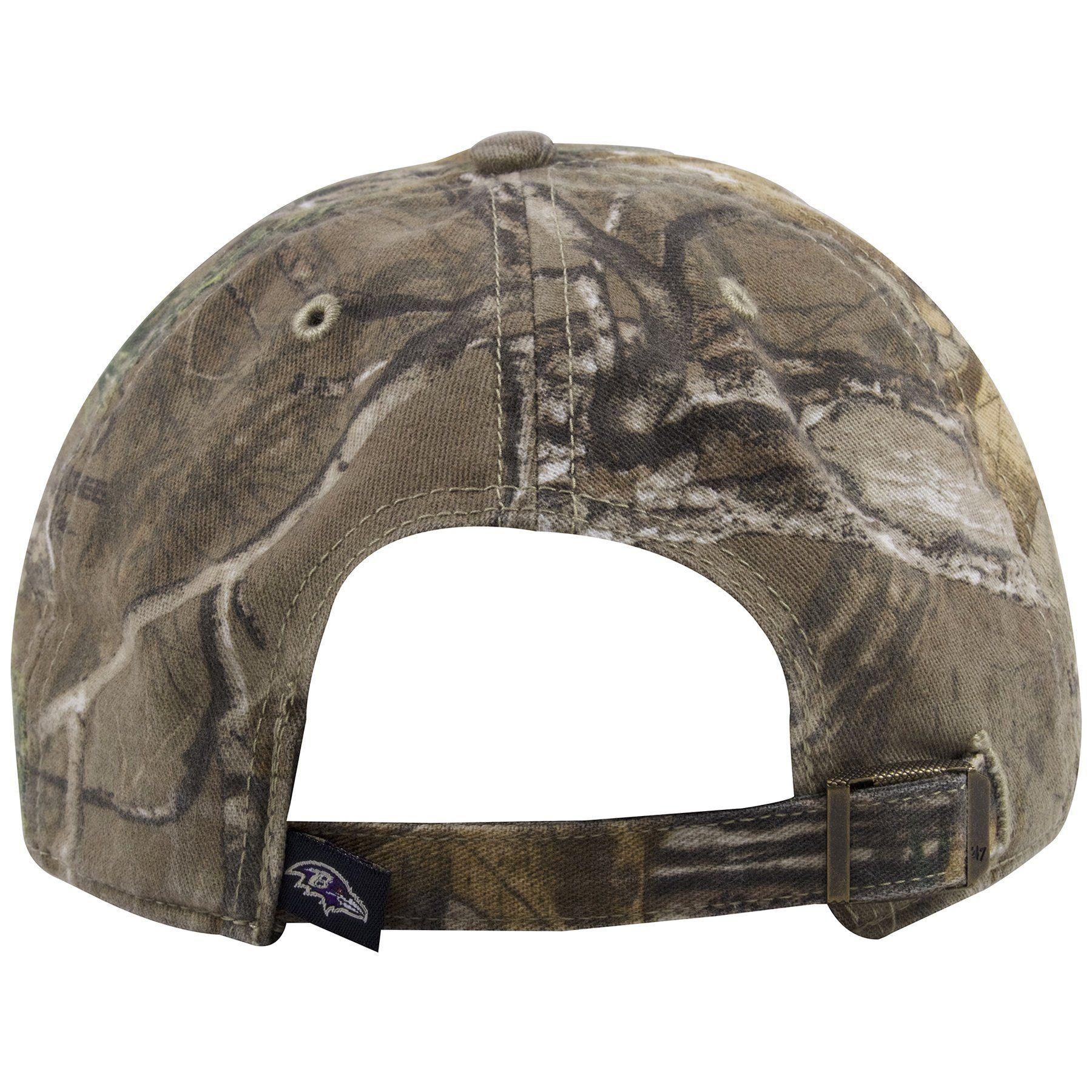 Camo Ravens Logo - Baltimore Ravens Realtree Camo Hunting Camo Adjustable Dad Hat – Cap ...