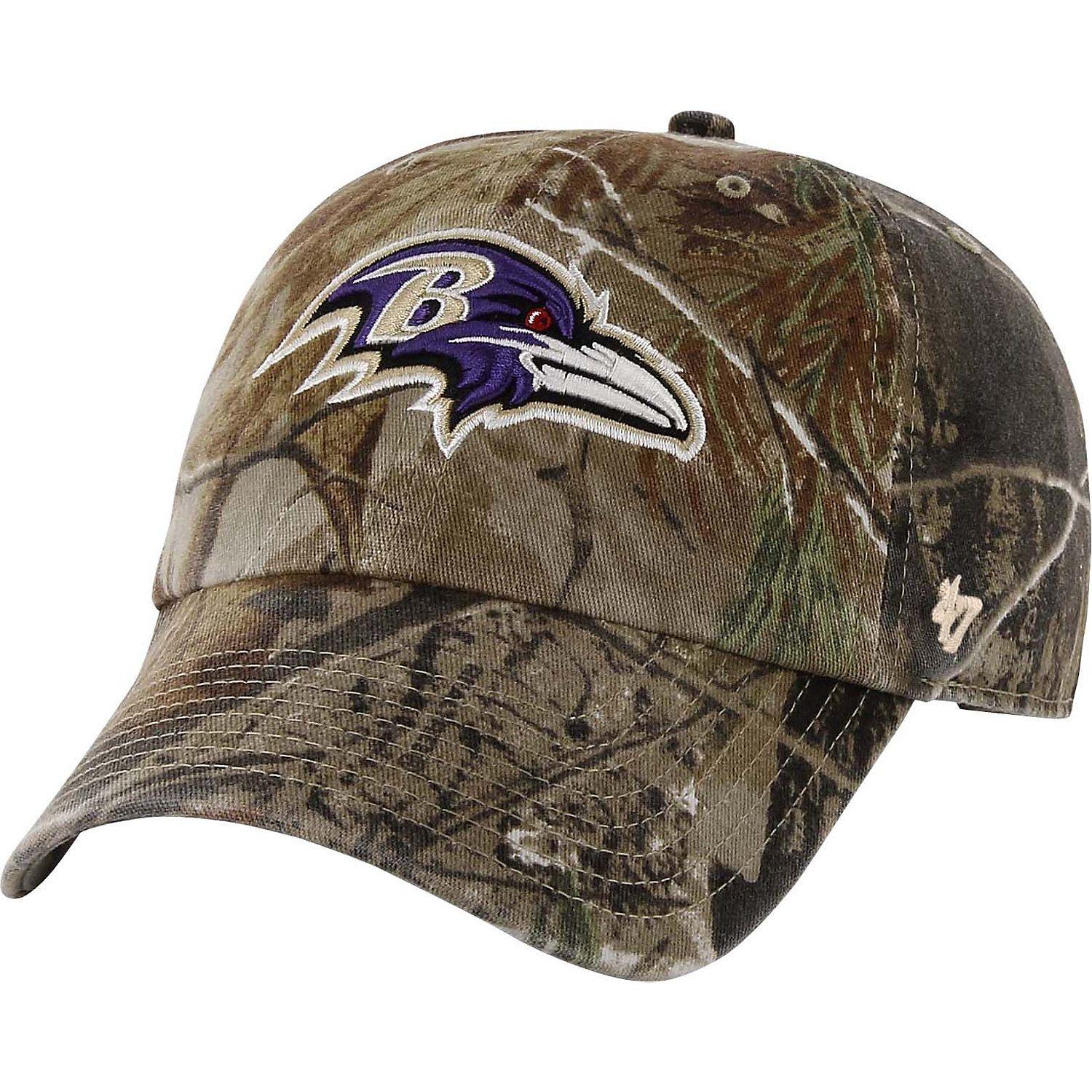 Camo Ravens Logo - 47 Brand Baltimore Ravens NFL Realtree Camo Clean Up Cap - Walmart.com