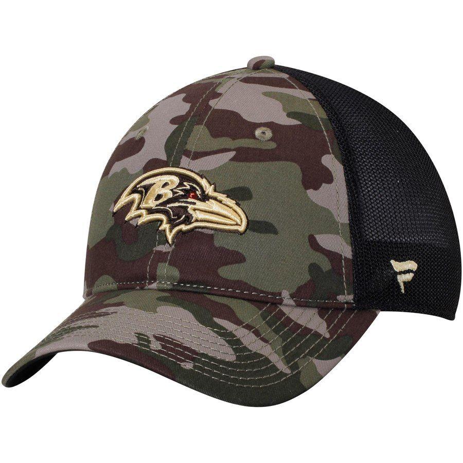 Camo Ravens Logo - Men's NFL Pro Line by Fanatics Branded Camo/Black Baltimore Ravens ...