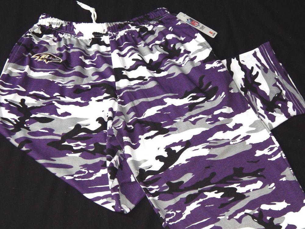 Camo Ravens Logo - NEW Baltimore Ravens Camo Sleep Pants NFL Football Lounge Pajamas ...