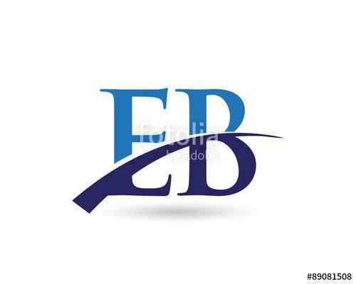 EB Logo - EB Logo Letter Swoosh Stock Image And Royalty Free Vector Files