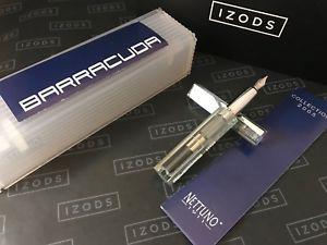 Clear Fountain Logo - Nettuno Barracuda (BTCR1) Clear Fountain Pen | eBay