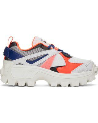 White and Orange J Logo - Can't Miss Deals on Juun.J White & Orange Volume 3 Sneakers