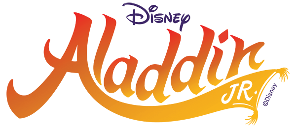 White and Orange J Logo - Aladdin Jr