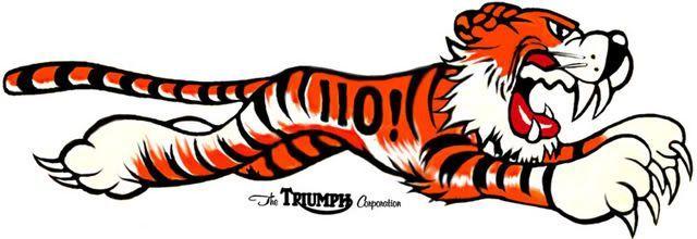 Triumph Tiger Logo - Triumph Tiger Logo | Passion | Pinterest | Triumph tiger, Triumph ...
