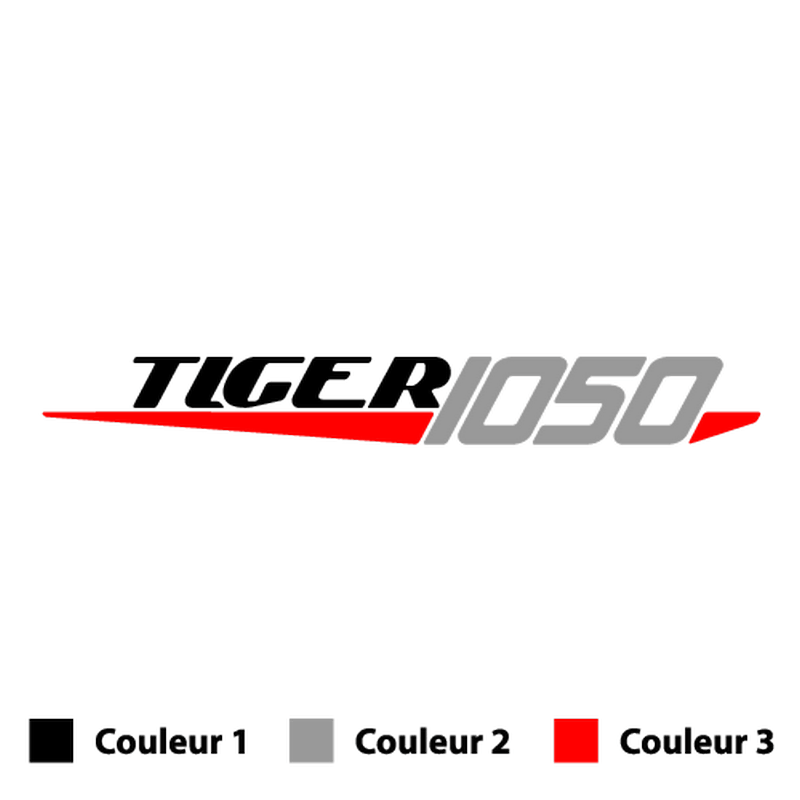 Triumph Tiger Logo - Triumph Tiger 1050 logo (3 custom colors) motorcycle Decal