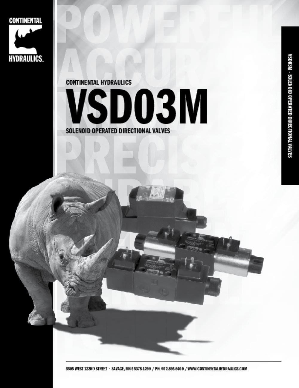 Continental Hydraulic Logo - VSD03M - CONTINENTAL HYDRAULICS - PDF Catalogs | Technical ...