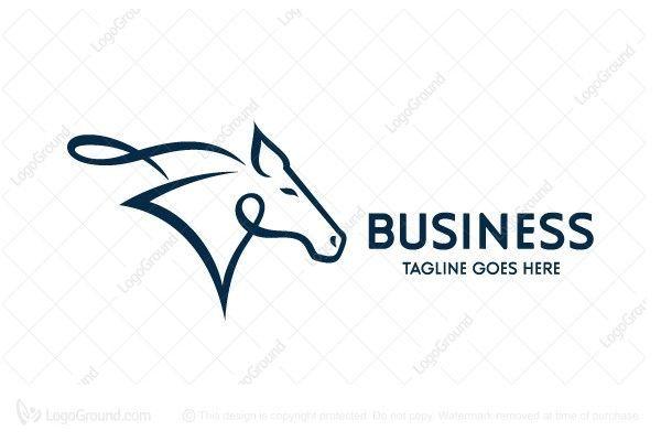 Horse Head Logo - Exclusive Logo Stylish Horse Head Logo. Coffee