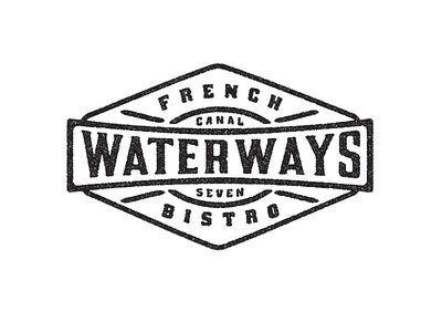 French Bistro Restaurant Logo - Waterways French Bistro 3. Logo Design. Logo